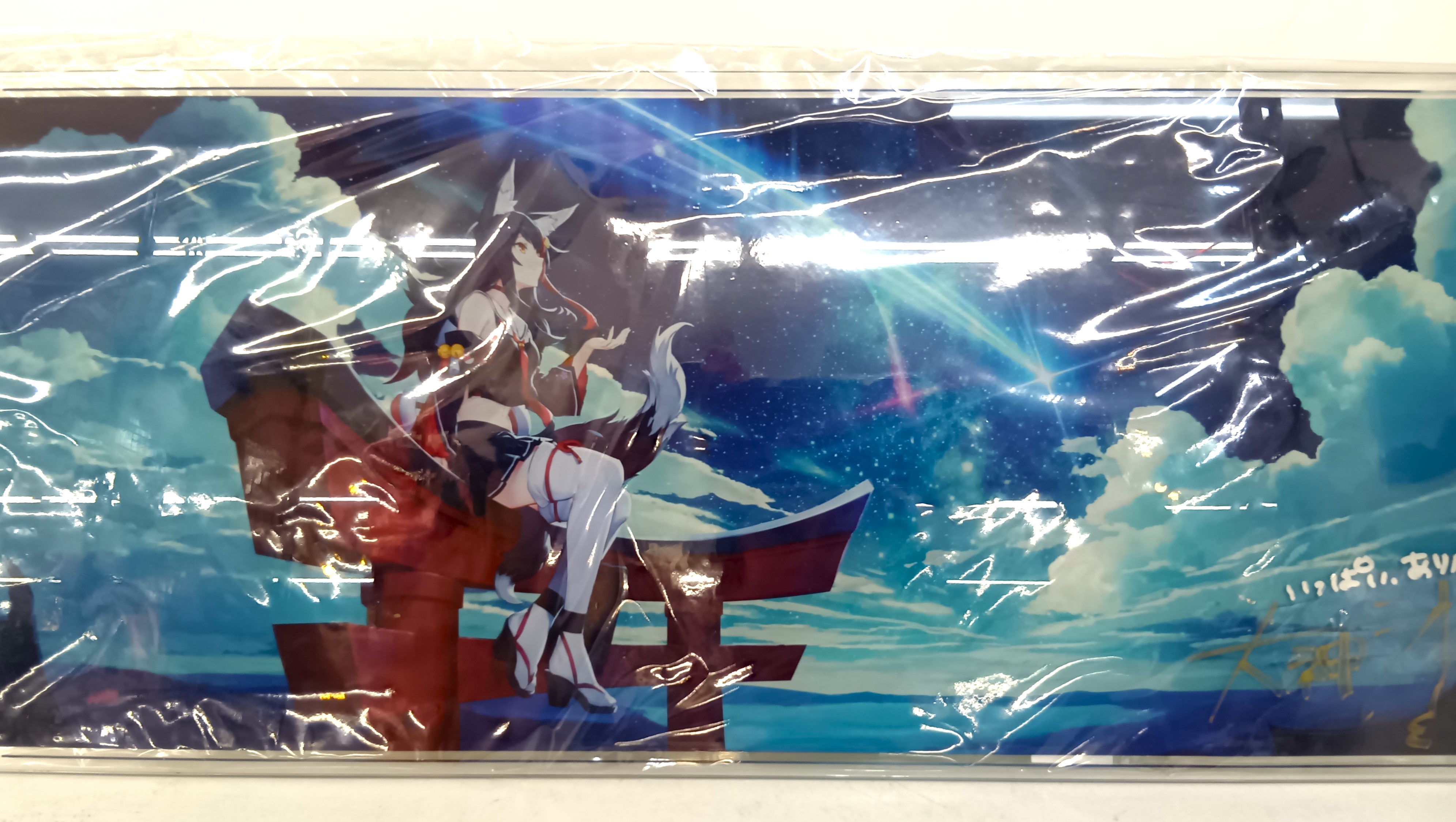 【ホロライブ】 大神ミオ 1周年記念グッズ 直筆サイン入りアクリルパネル ホロライブ 大神ミオ 活動一周年記念 直筆サイン入りアクリルパネル